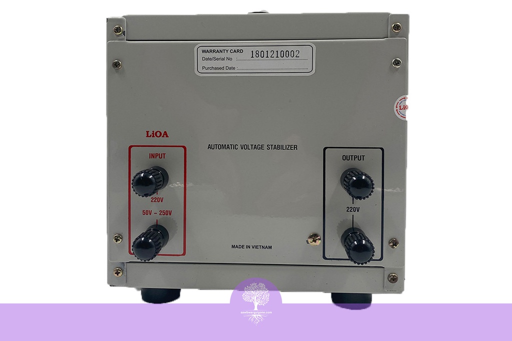 1 Phase Automatic Voltage Stabilizer
2KVA (50V)