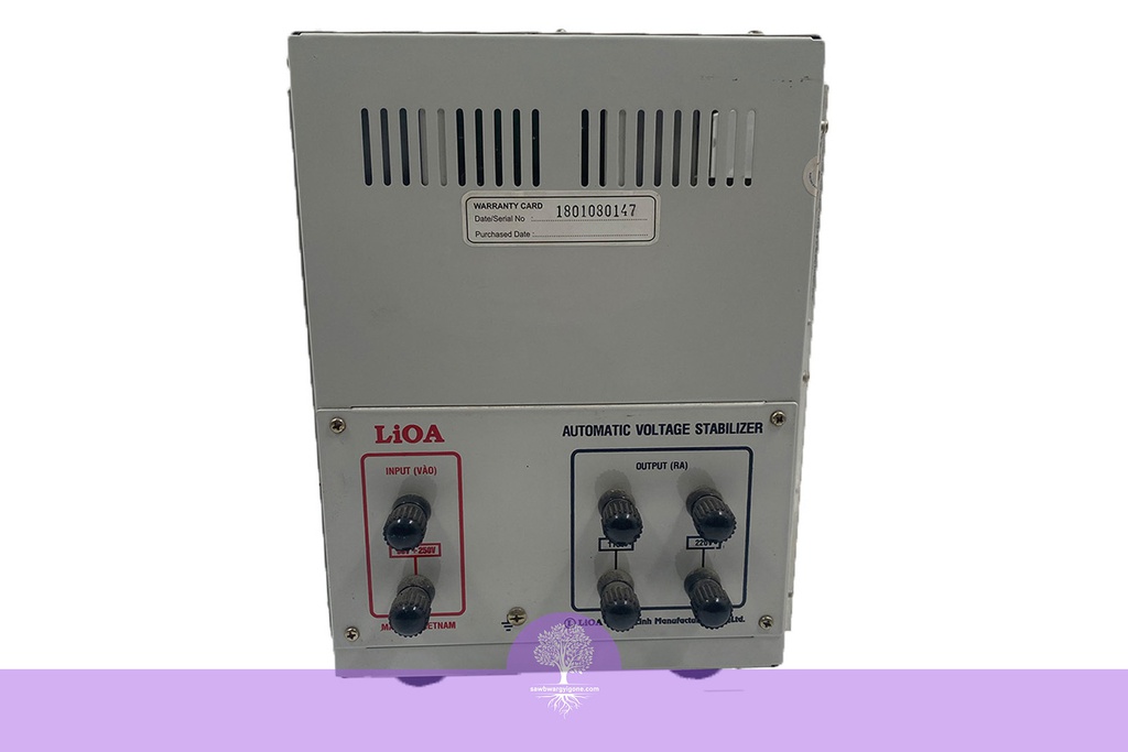1 Phase Automatic Voltage Stabilizer
3KVA (90V)