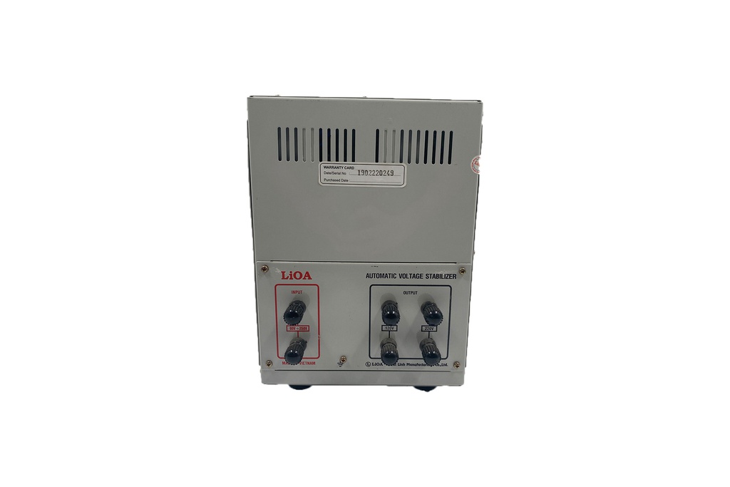 1 Phase Automatic Voltage Stabilizer
0.5KVA (90V)