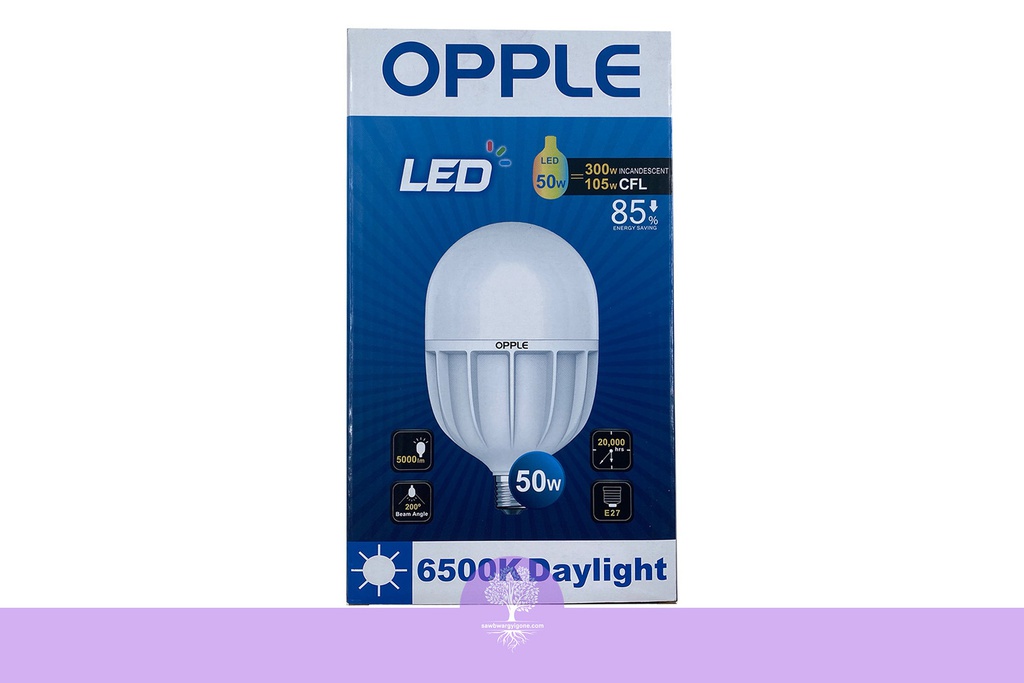 Opple-LED-Eco Save1-HPB-E27-50W-6500K-CT