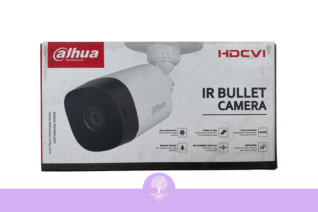 Dahua HDCVI Camera (2MP, IR, Bullet, 2.8mm Wide)