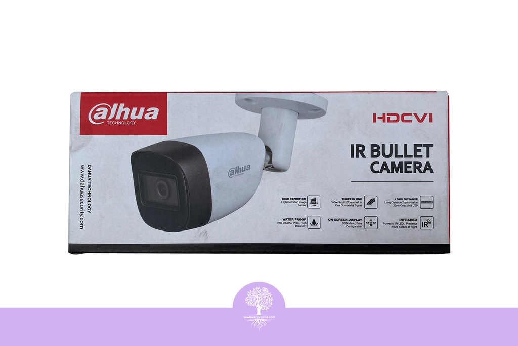 Dahua HDCVI Camera (2MP, IR, Bullet, 3.6mm Outdoor)