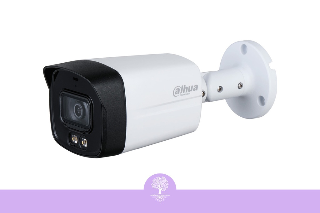 Dahua HDCVI Camera (5MP, Full Color, Bullet, 2.8mm, Outdoor, MIC)