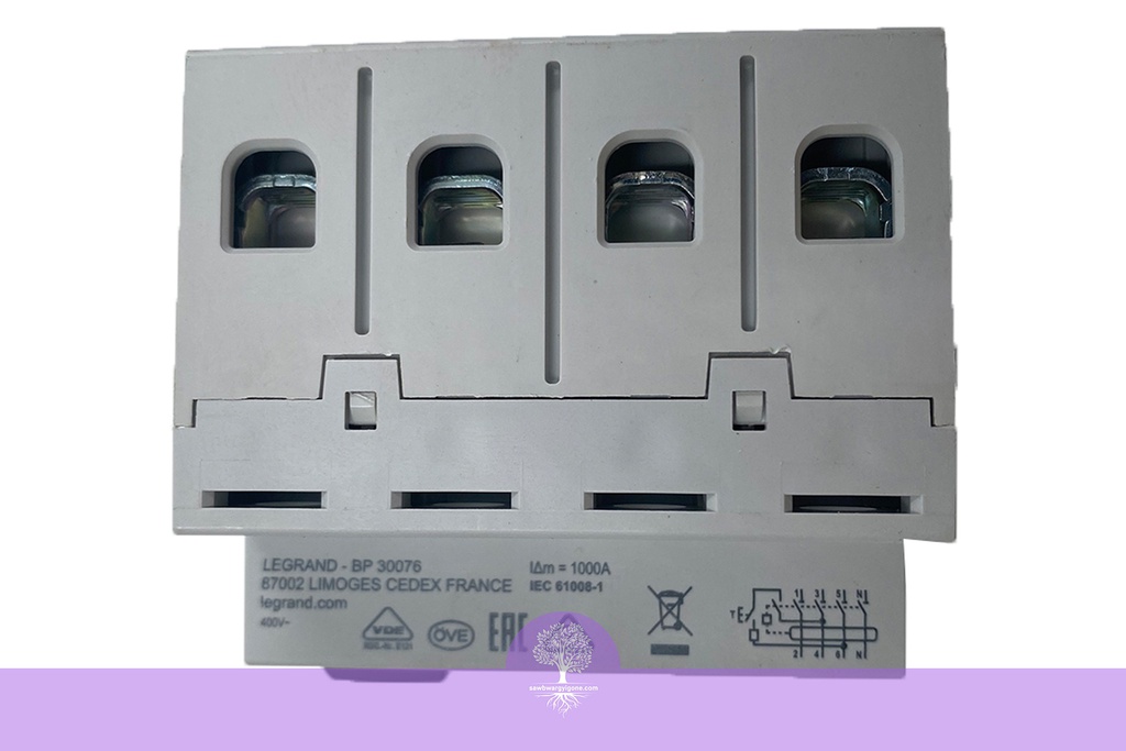 LEGRAND RX3 RCCB 4PR 25A AC 100MA