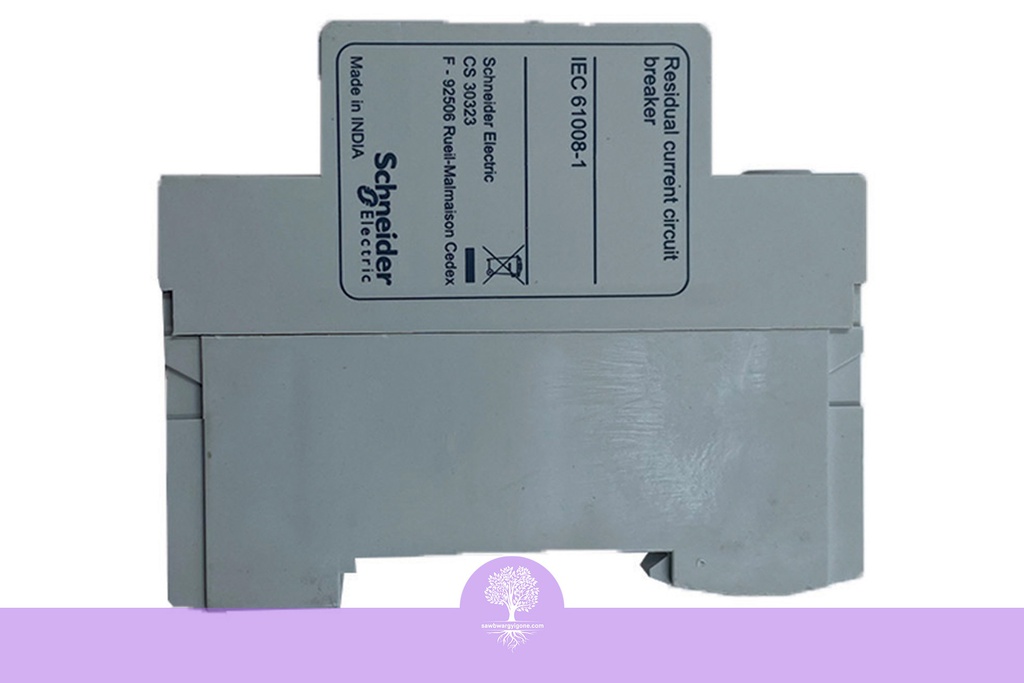2Pole, 63A, 100mA, Easy9, AC Type, RCCB Breaker