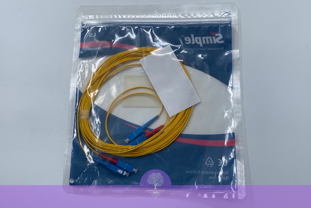 Lightwin Câble patch à fibre optique SC-ST, Singlemode, Duplex