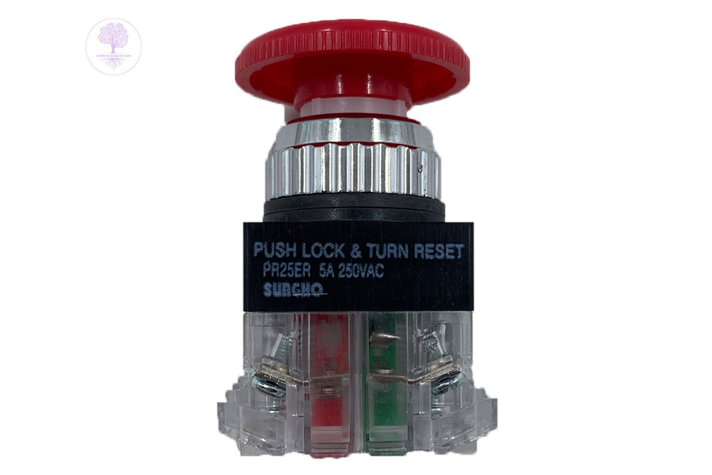 PGE-4R20-R EMERGENCY PUSHBUTTON SWITCH (Red)