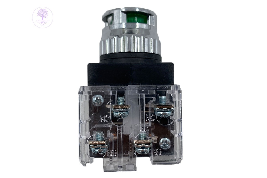 PR-25L-2L-G LED PUSH BUTTON SWITCH (Ø25) (Green)