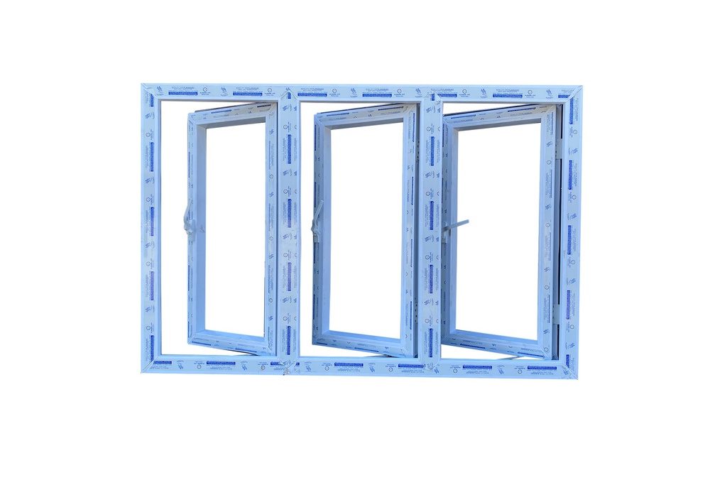 (2.5' x 2.5'), ALADDIN UPVC Casement Window 