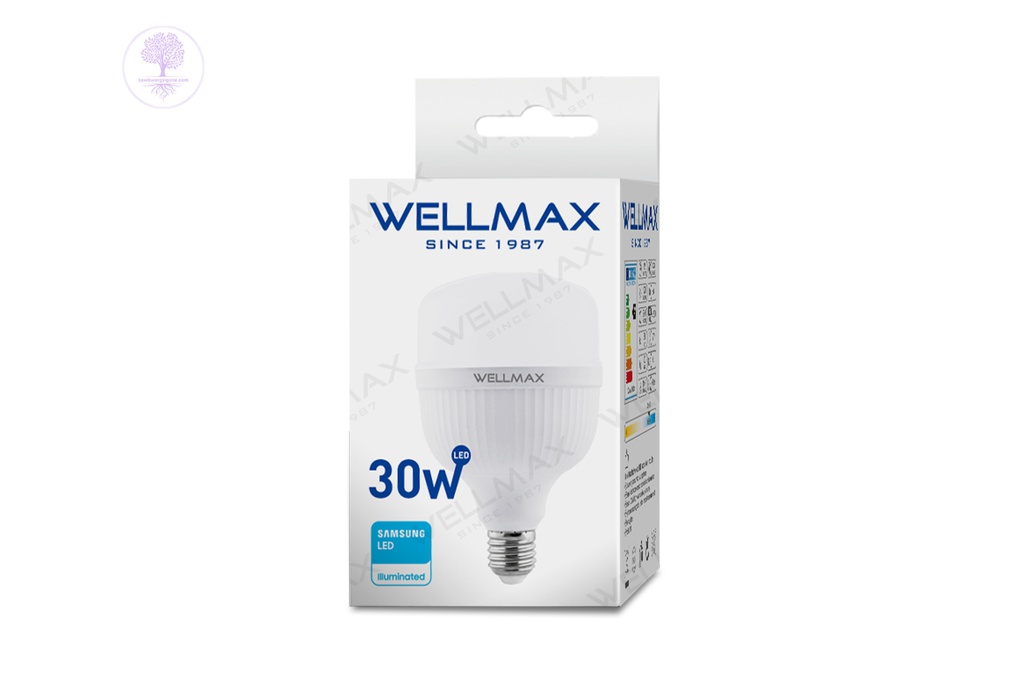 30W WELLMAX Ballet Series LED T Bulb E27/B26