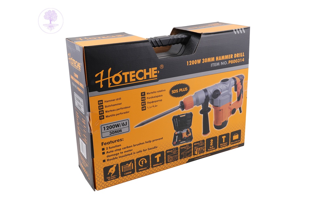 1200W, 30mm, Hoteche Hammer Drill 