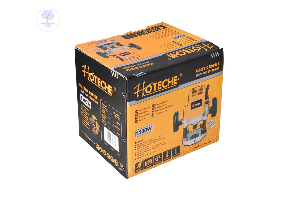 1500W, 12mm, Hoteche Electric Router