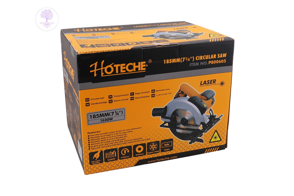 1500W, 185mm, Hoteche Circular Saw