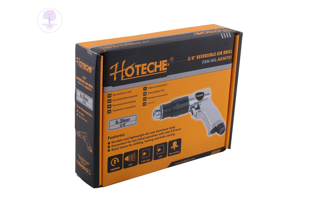 3/8" Hoteche Reversible Air Drill