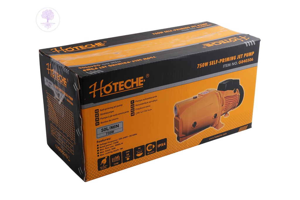 750W, Hoteche Self-Priminf jet Pump