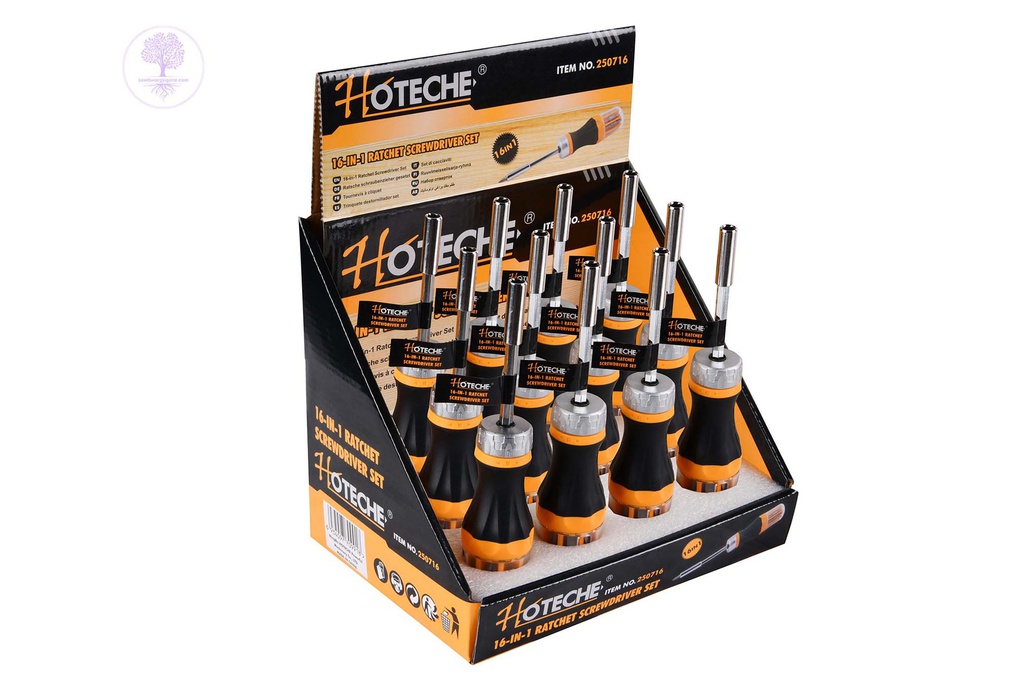 16 in 1 HOTECHEHANDTOOL Ratchet Screwdriver Set