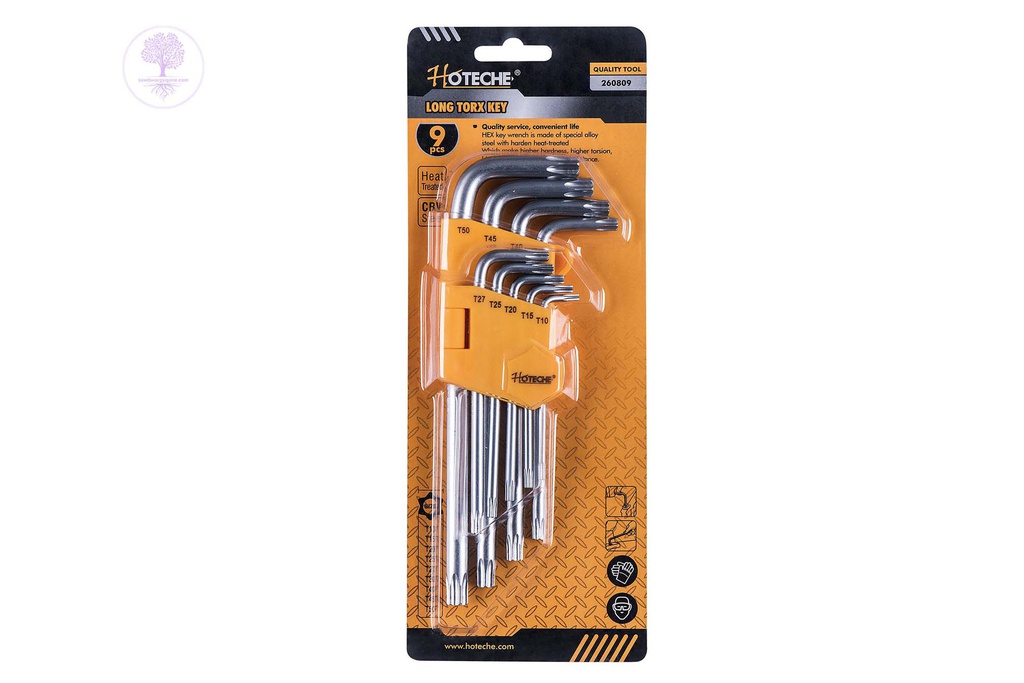 9pcs (Long) HOTECHEHANDTOOL Torx Key Set