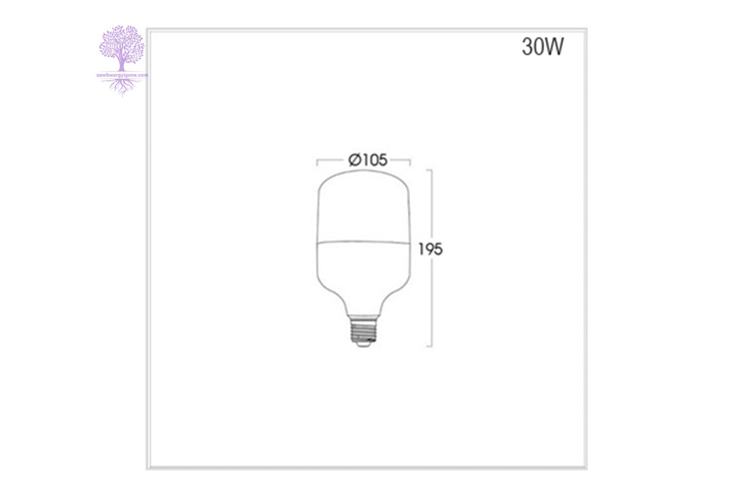 30W, Daylight LUMAX CYLINDRICAL LAMP