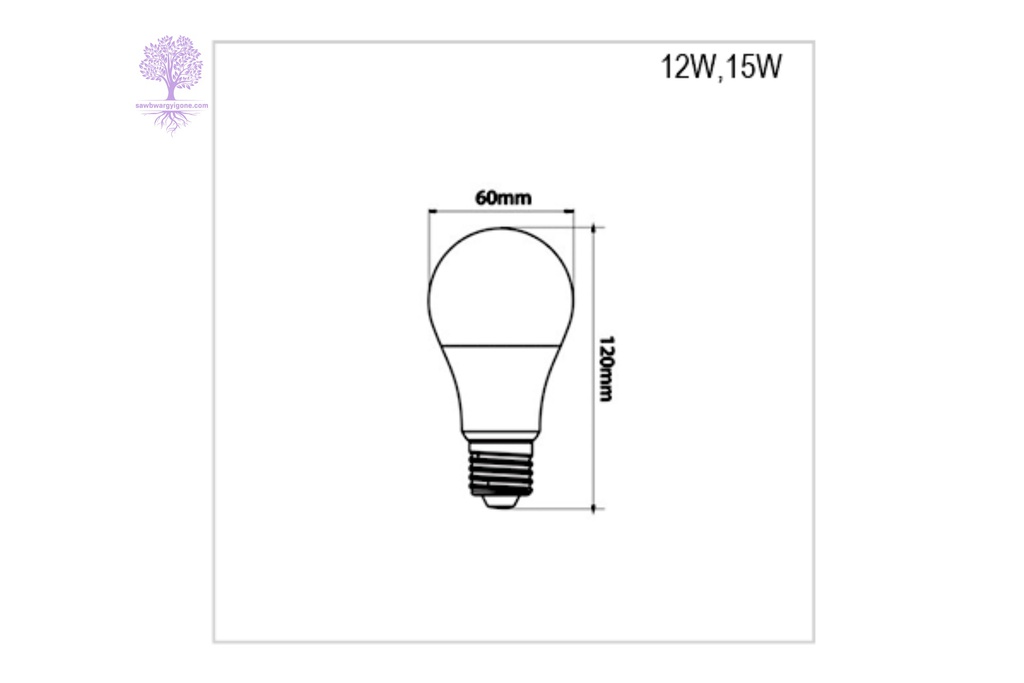 12W, Daylight LUMAX ECO BULB 