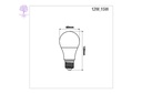 12W, Daylight LUMAX ECO BULB 