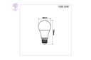 15W, Daylight LUMAX ECO BULB 