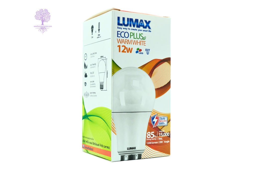 12W, Warmwhite LUMAX ECO BULB 