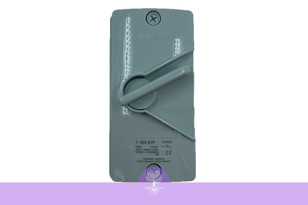 2P, 20A, ISOLATOR SWITCH, AC23, LEGRAND