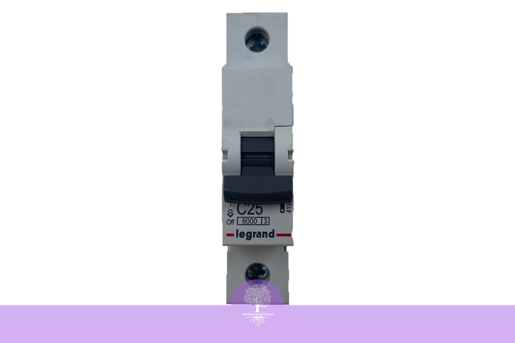 1P, C25, 6000A, RX3, LEGRAND MCB