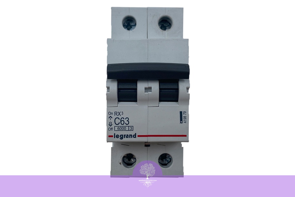 2P, C63, 6000A, RX3, LEGRAND MCB