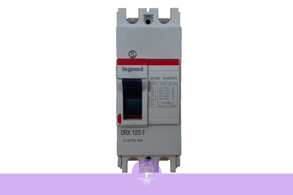 2P, 15A, DRX125 FIX TM, 36kA, LEGRAND