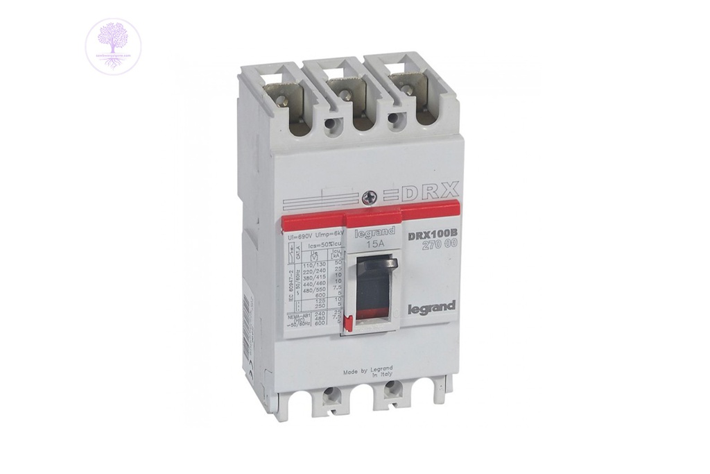 3P, 15A, DRX125 MT, 10kA, LEGRAND