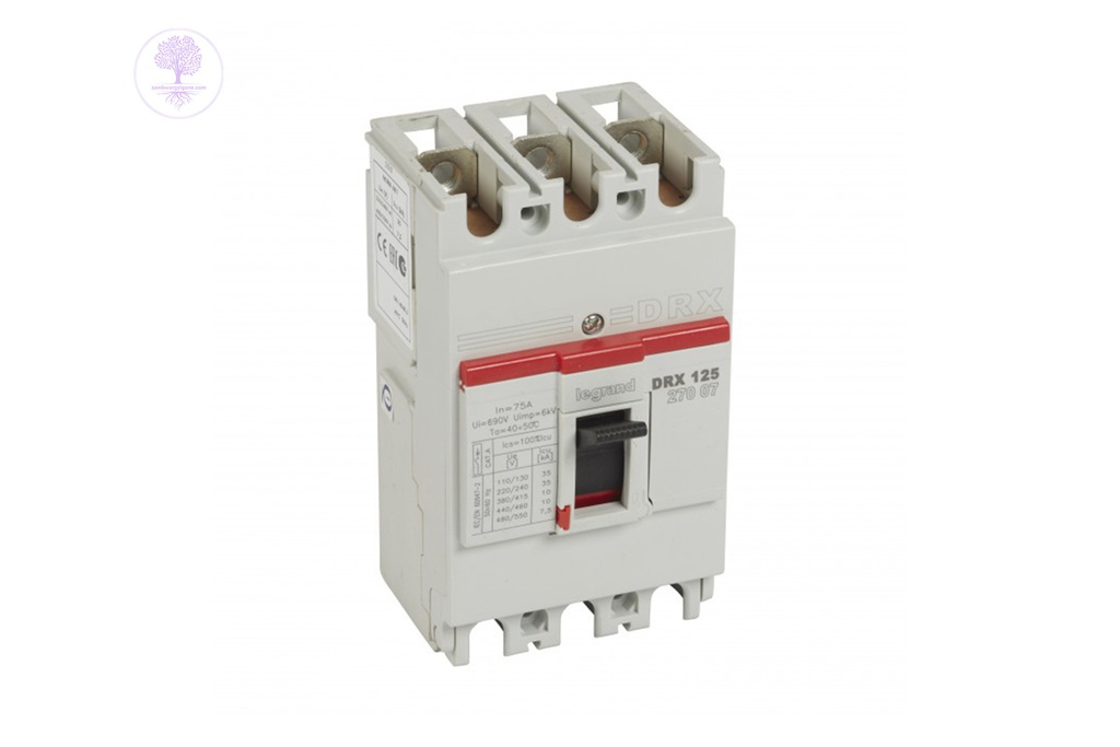 3P, 125A, DRX125 MT, 10kA, LEGRAND