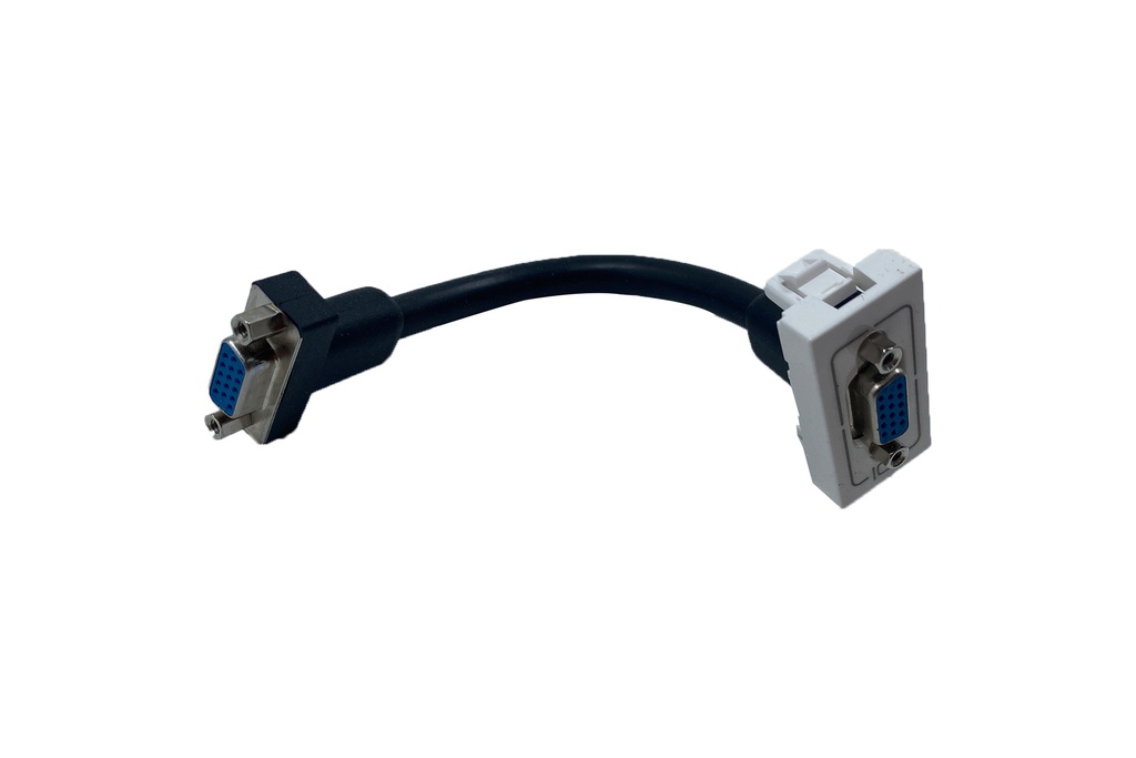 1M, HD15 PRE-CONNECT WHITE, ARTEOR SOCKET, LEGRAND