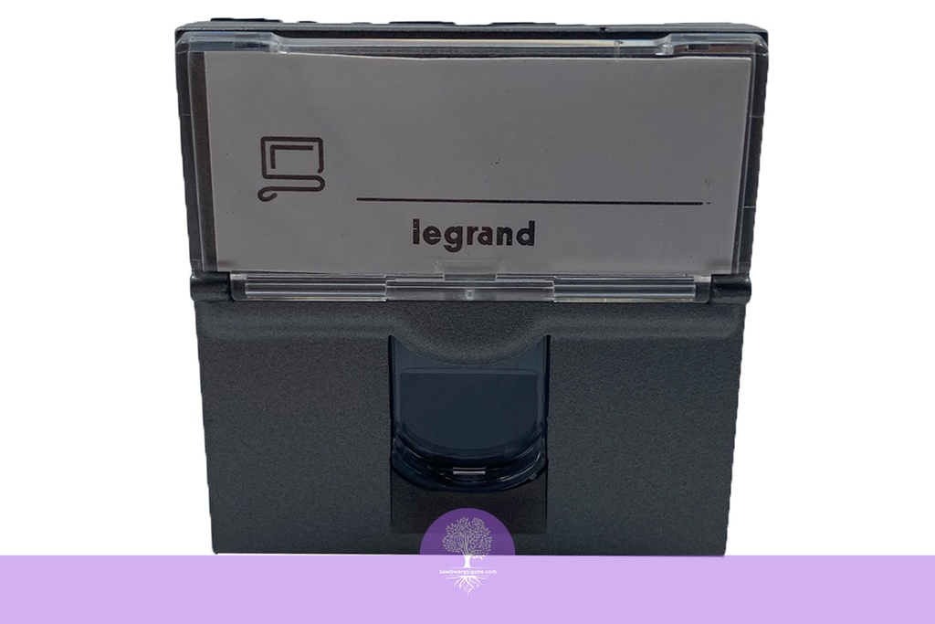 2M, RJ45, Cat5E UTP, LCS SQ ALU, LEGRAND 