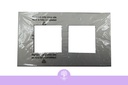 [Legrand_575082] 2Gang, 2X2M, Arteor PLATE, BS SQ DARK, LEGRAND