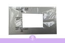 3M, BS SQ ALU, LEGRAND PLATE, (3 Module and Shaver Socket)