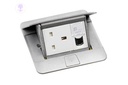 [Legrand_054010] MATT ALUM POP-UP - 3 Modules Matt Aluminium finish, LEGRAND 