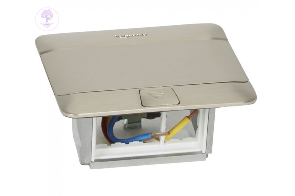 POPUP STAINLESS 3Modules LEGRAND Brushed Stainless Steel finish