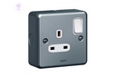 [Legrand_733860] 1Gang, 13A, Double Pole Socket Outlet TWIN, LEGRAND