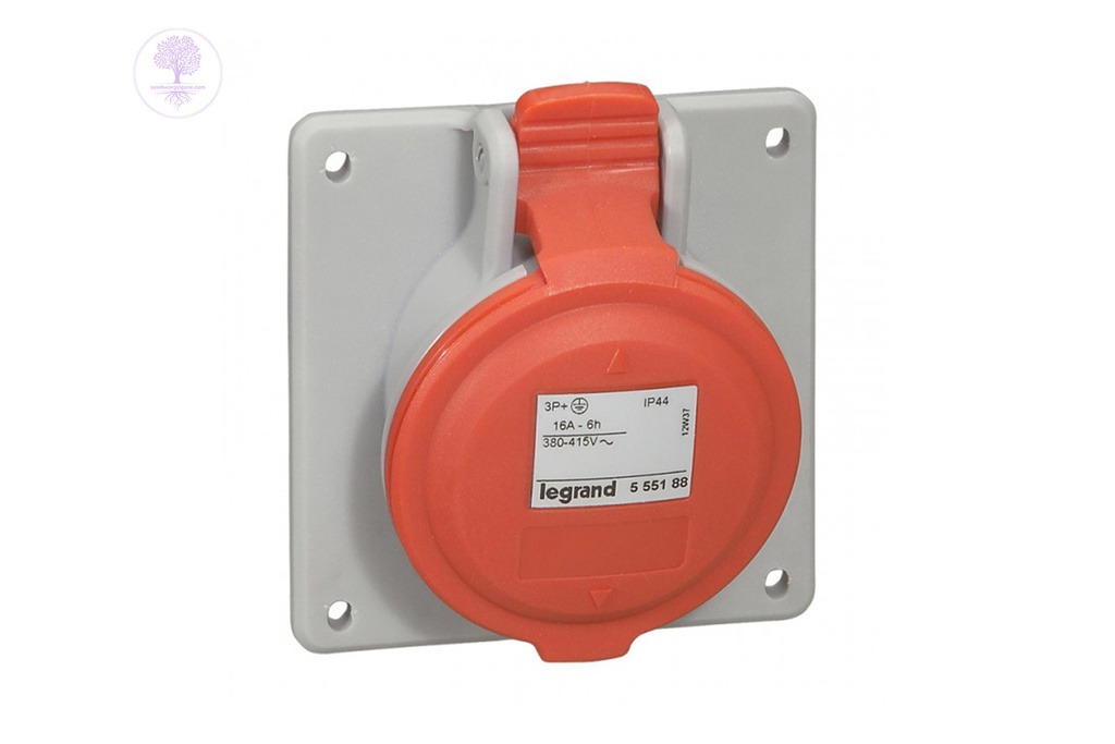 4P+E, 16A, 415V, IP44, PAN SOCKET, LEGRAND 