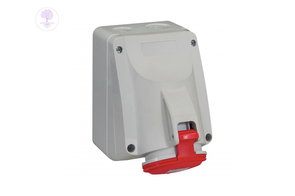 3P+T, 32A, 415V, IP44, P17 Tempra PRO Surface Mounting Socket, LEGRAND (380~415V, 32A, 3P+E) SOCLE SAIL.