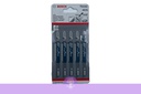 T111C (5 PCs/Pack), (8TPI Basic for Wood), BOSCH T-Shank Jig Saw Blade Set