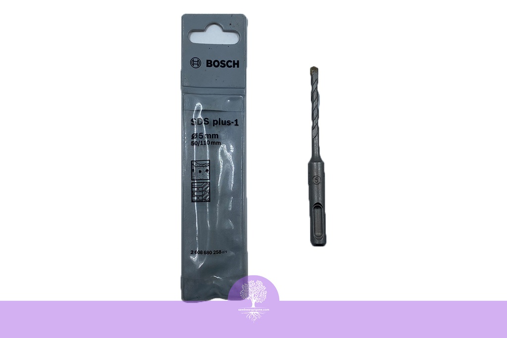 (5 x 50/110 mm), BOSCH SDS plus-1 (New S3) Drill Bit