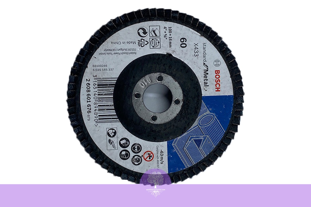 100x16mm, (P60), BOSCH Alox Flap Disc Metal