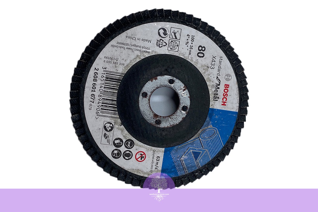 100x16mm, (P80), BOSCH Alox Flap Disc Metal