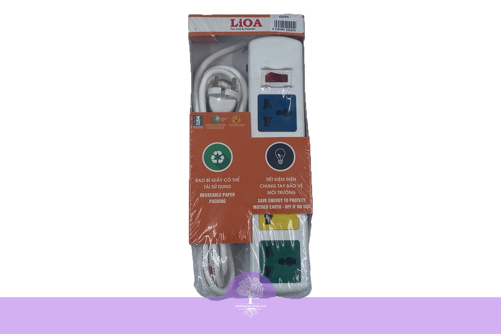 4D32WN, 2 x 3m, LiOA, Plastic Body Extension Socket