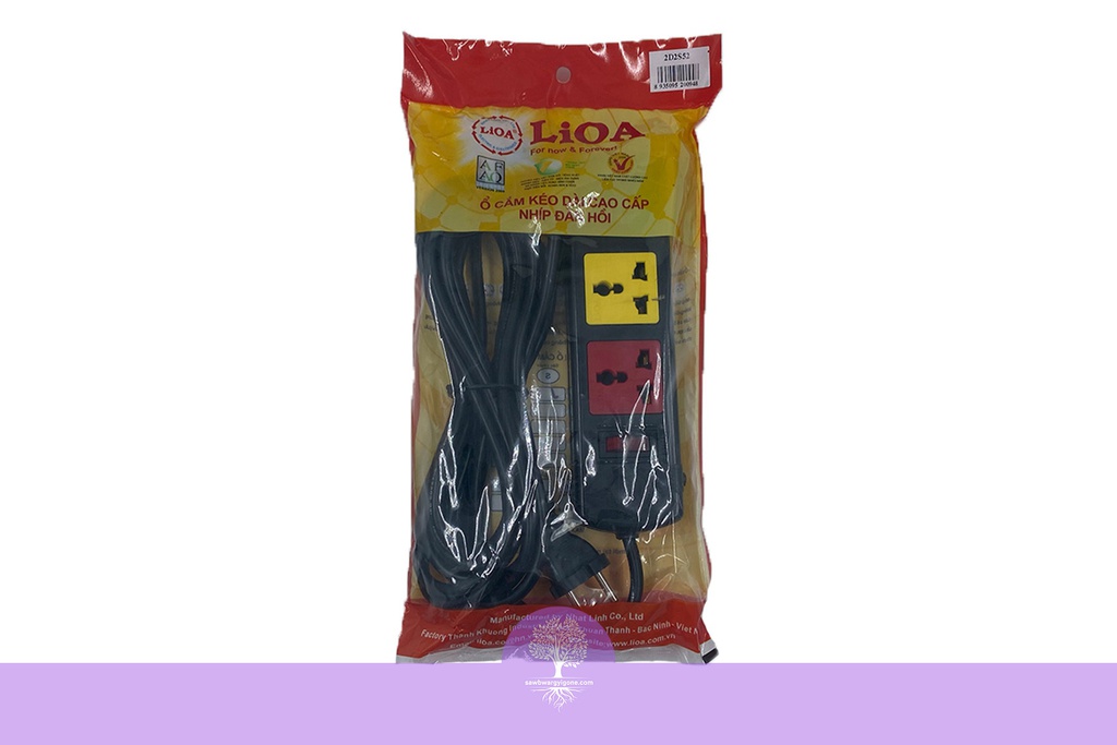 2D2S52, 2 x 5m, LiOA, Plastic Body Extension Socket 