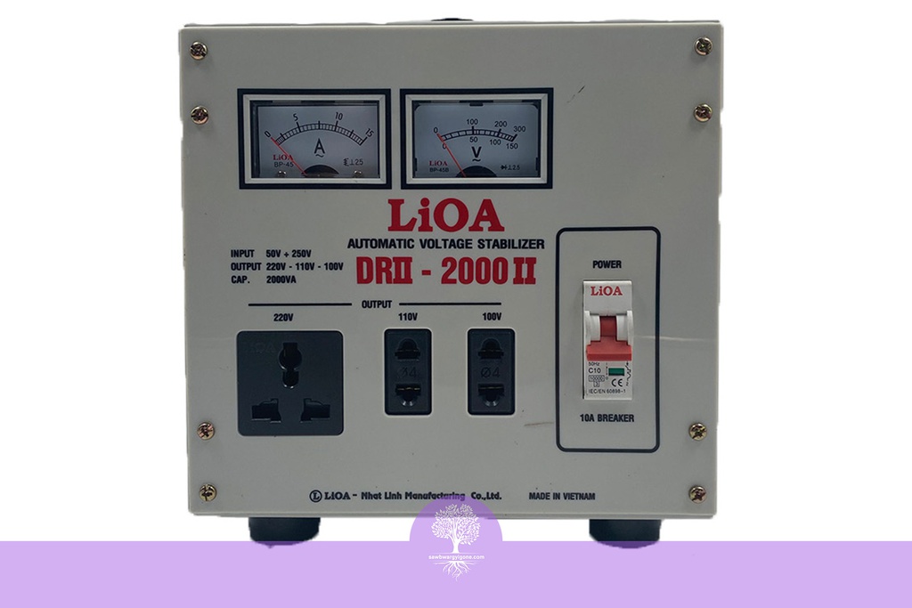 2KVA (50V), LiOA, 1 Phase Automatic Voltage Stabilizer