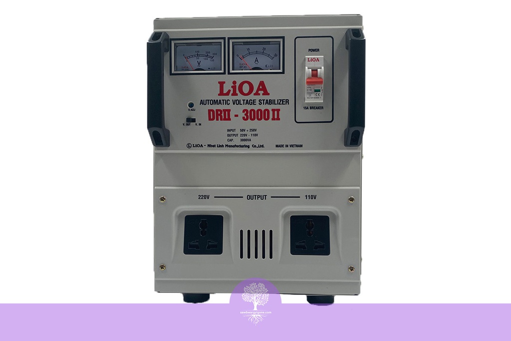 3KVA (50V), LiOA, 1 Phase Automatic Voltage Stabilizer