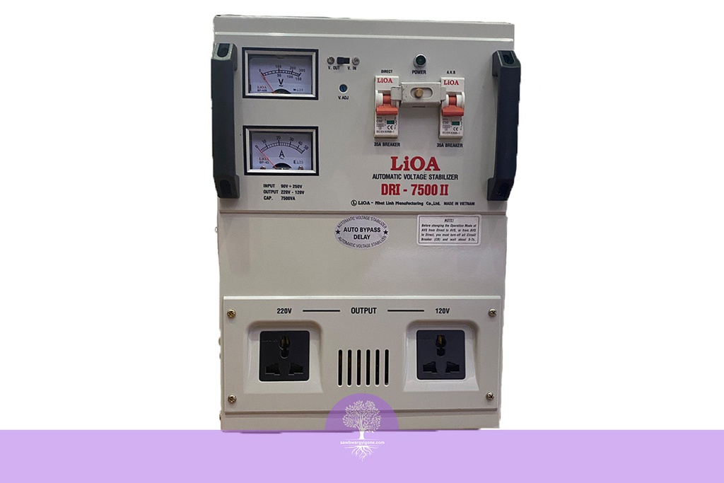 7.5KVA (90V), LiOA, 1 Phase Automatic Voltage Stabilizer